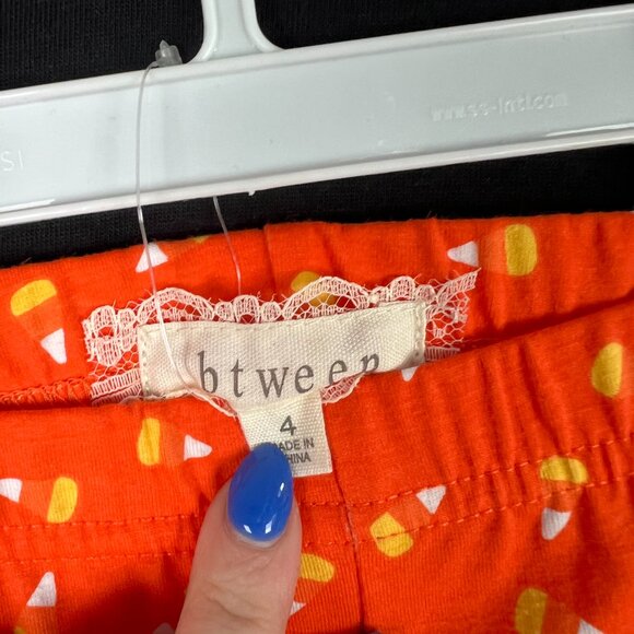 NWT Btween 3 Piece Trick of Treat Halloween Set Top Bottom Headband Size 4 NEW - Picture 10 of 11